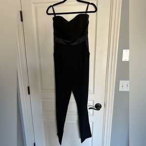 Lucy Paris full length, strapless, elegant jumpsuit.